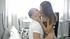 brunette slut makes coffee