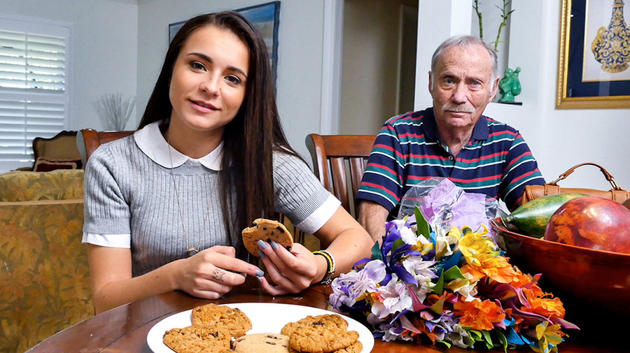 Old bastards having fun with red and brunet - XXX Dessert - Picture 1