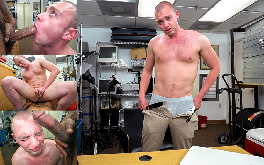 Red and brunette guys taking black cocks into tight assholes - XXXonXXX - Pic 1