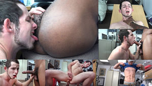 Red and brunette guys taking black cocks into tight assholes - XXXonXXX - Pic 3