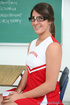 gorgeous cheerleader with cute