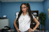 pigtailed nerdy brunette had