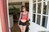 pierced brunette red checkered
