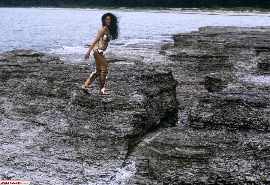 Luscious babe displays her banging body then shows her juicy pussy in different poses wearing her brown and white fur shirt and blouse by the sea. - XXXonXXX - Pic 7