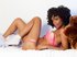 ebony girl with small