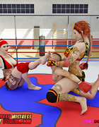 Small man gets taken advantage of by two sexy boxers.