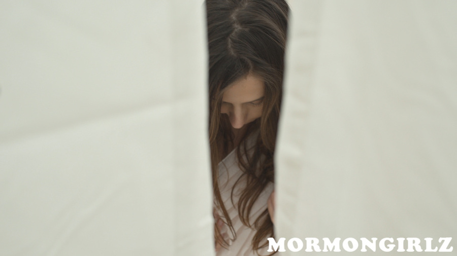 Dick appears behind a curtain she gives a blowjob - XXXonXXX - Pic 5
