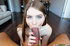 splendid brunette wearing reddish