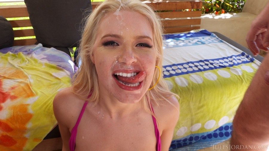Horny blonde gets stuffed with two cocks by - XXX Dessert - Picture 20