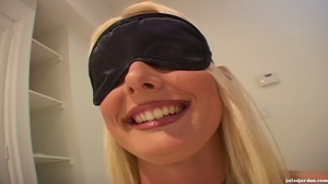 Blindfolded slut gets a surprise number  - Picture 1