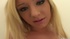 Blonde girl in blue lingerie loves having her tight asshole fucked.