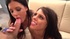 two naughty brunettes catch