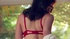 Glasses wearing hottie spreads her legs wide and rubs her pussy through