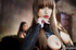 wild dark hair cuitie