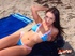 Asian American loses her skimpy bikini to delight in a sizzling sexual