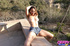 slutty broad tosses short
