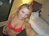 grey eyed blonde red