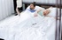 Blonde goddess gets sexy wake-up call and cum shower from her partner’s