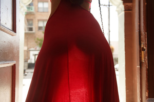 Angelic doll in a long, thin red gown sh - XXX Dessert - Picture 12