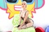 tattooed blonde teases with