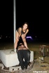 Tattooed wild brunette in black top and skirt blows, rides and fucks cock