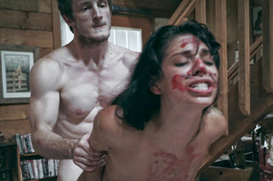 Small-titted swarthy teen gets jeered with paints and mouth and pussy nailed hard by ranger - XXXonXXX - Pic 13