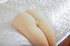 Naked muscular dude fucking toy pussy and ass hole on the wide bed