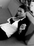 Beautiful black and white shots with a classy-looking girl