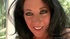 horny brunette gives closeup