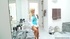 Blonde porn star with enormous tits in pearls sucks a huge black dick