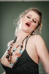 When a guy does a red-lipped doll in all of her holes, she ends up tasting
