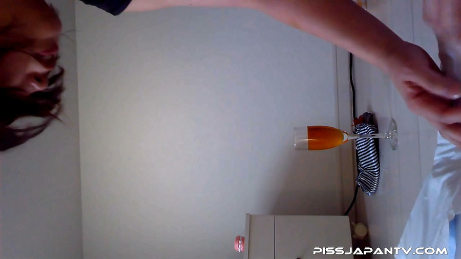 Hot Japanese bimbo takes off her panties an - XXX Dessert - Picture 1