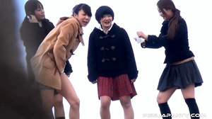 Three naughty Japanese cuties are seen h - XXX Dessert - Picture 4
