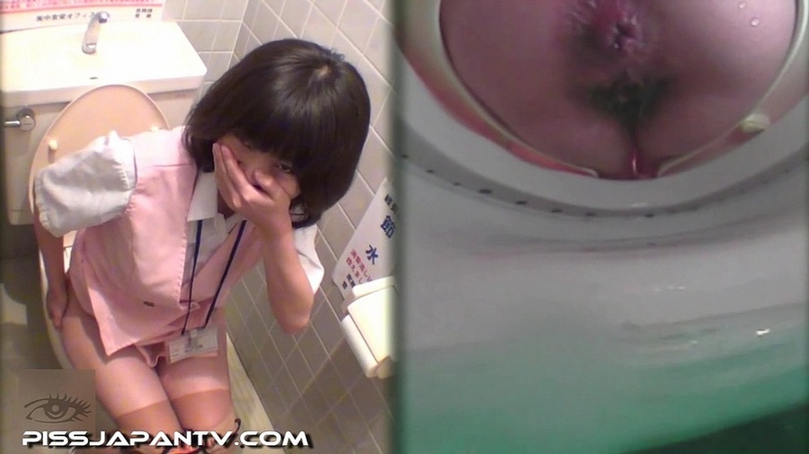 Camera on top of the toilet filmed Japanese - XXX Dessert - Picture 4