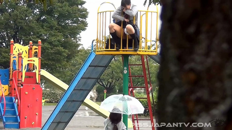 Two naughty minxes are having fun on  a pla - XXX Dessert - Picture 16