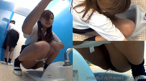 Japanese bitches are filmed crouching an - Picture 12