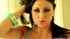 green-eyed black-haired busty slut