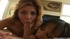 Brown-eyed brunette vamps in black lingerie give blowjobs, have threesome