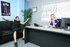 Luscious boss sucks a hunk dude's dick wearing her blue blouse and black