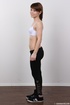 petite tattooed brunette black