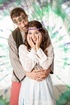 cute hippie girl seducing