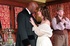 Brunette slut in white dress gets her white tits played by a nasty black