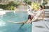 poolside pussy eating from