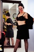 red lipped mature lady