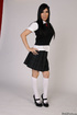 t-girl white socks and