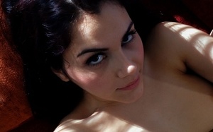 Stockinged brunette fills her wet pussy with pink dildo - XXXonXXX - Pic 4