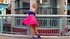 Pink skirt fat-ass blonde BBW MILF showing her tits