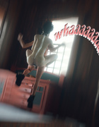 Raven haired fairy fucks a brunette using her big metal penis