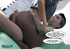 Busty chick in black stocking cums while riding a fat dong