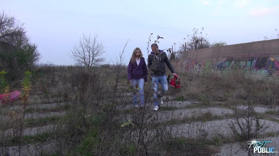 Shy-looking blonde teen takes off her top and sucks cock - XXXonXXX - Pic 1